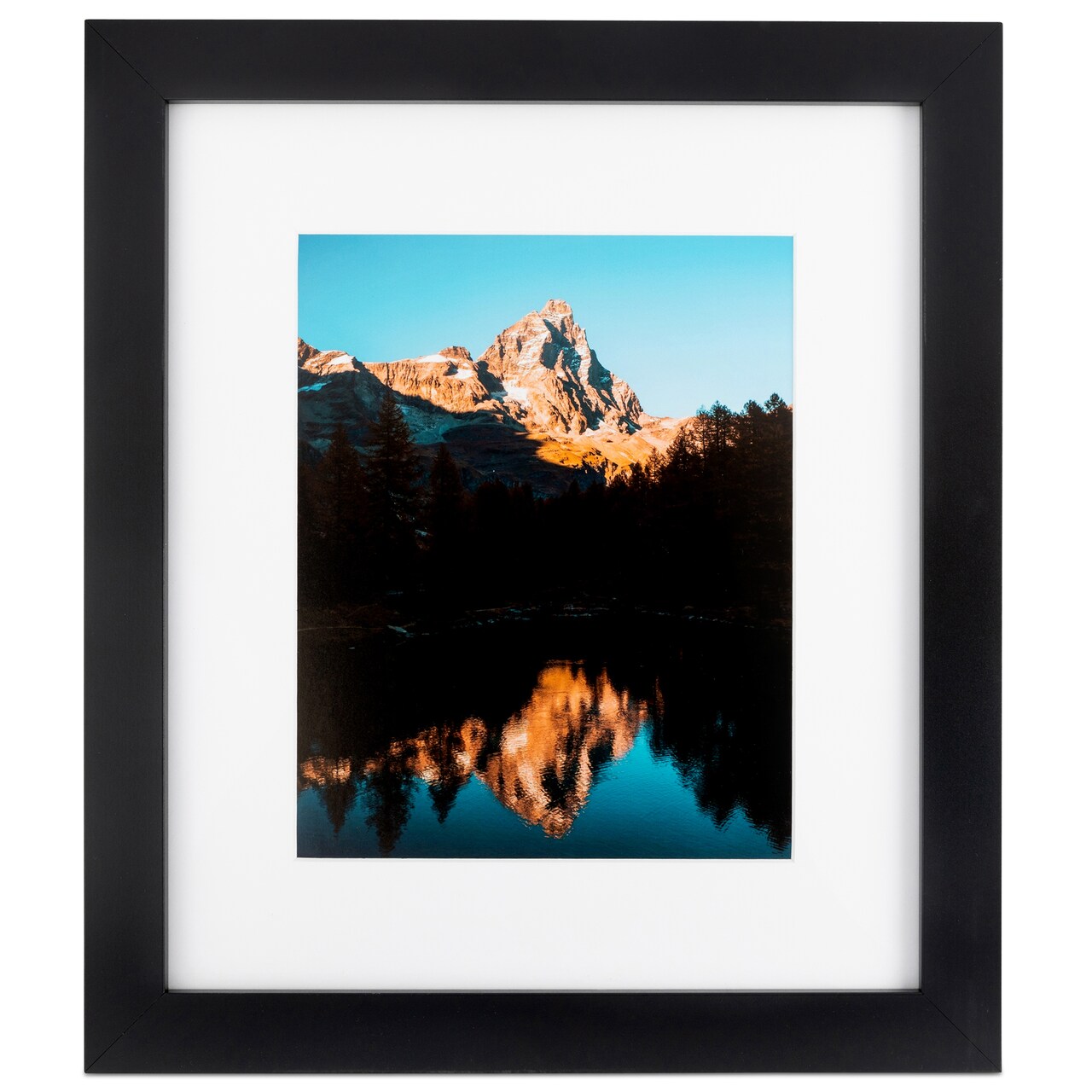 ArtToFrames 24x34" Matted Picture Frame with 20x30" Single Mat Photo Opening Framed in 1.25" Black and 2" Mat (FWM-3926-24x34)